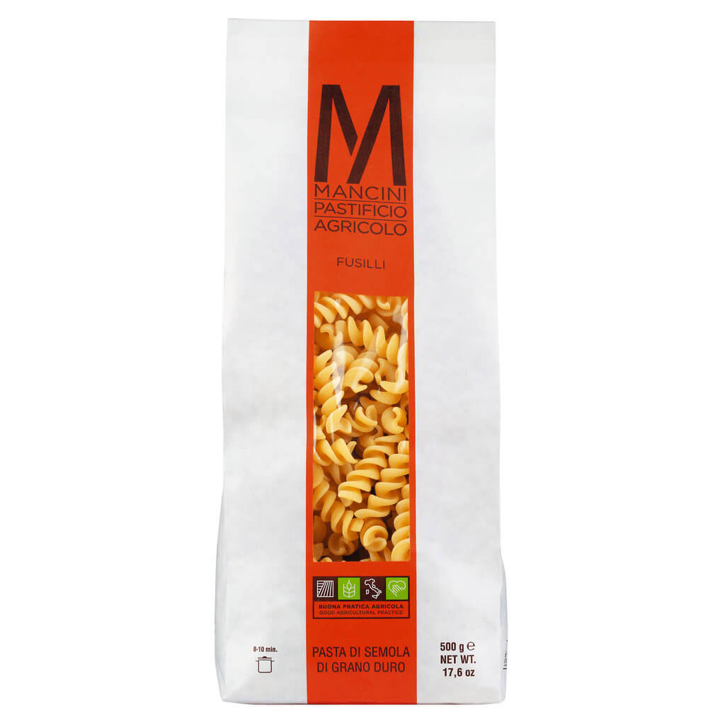 Fusilli Hartweizennudeln von Pasta Mancini, 500 g