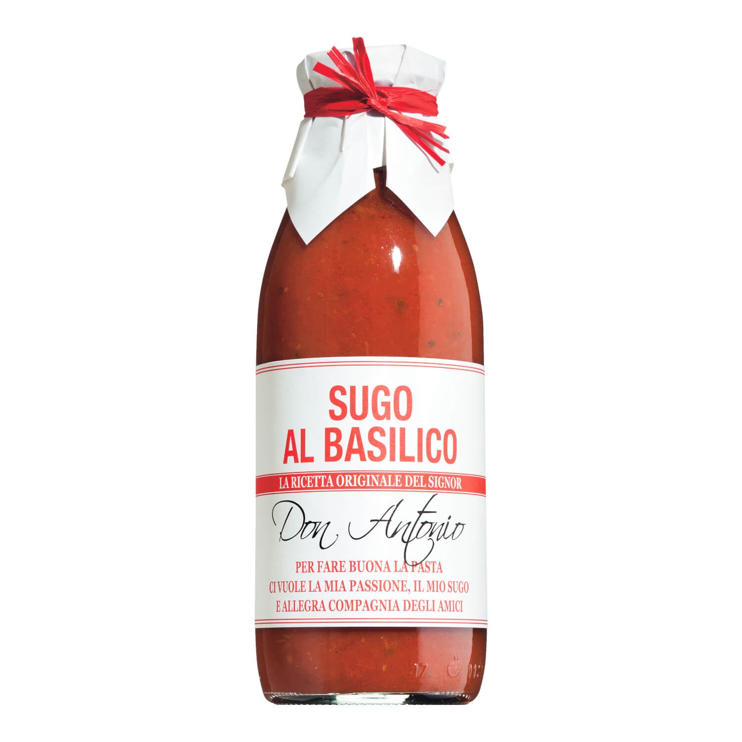 Sugo al Basilico - traditionelle Sugo mit abruzzischem Basilikum von Don Antonio, 480 ml
