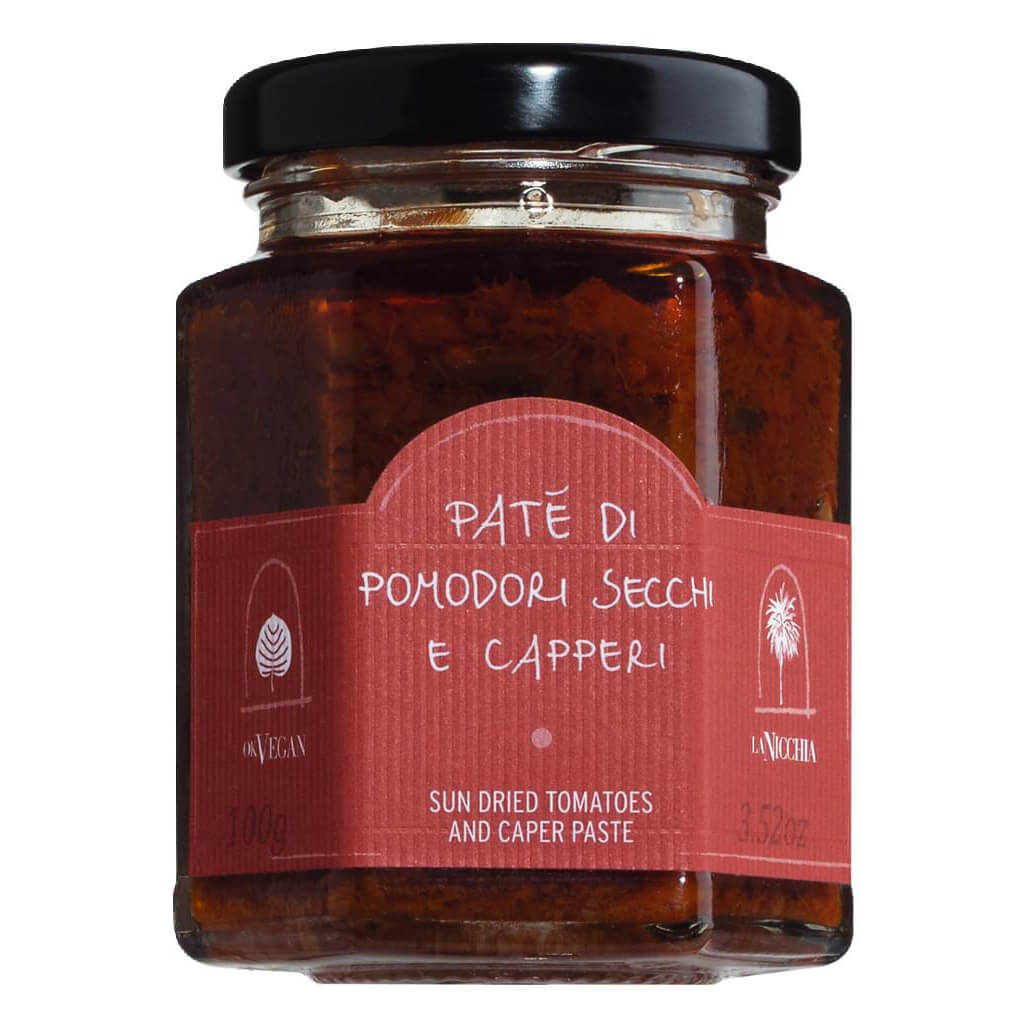 Pate di Pomodori Secchi e Capperi - Pesto mit Tomaten & Kapern von La Nicchia, 100 g