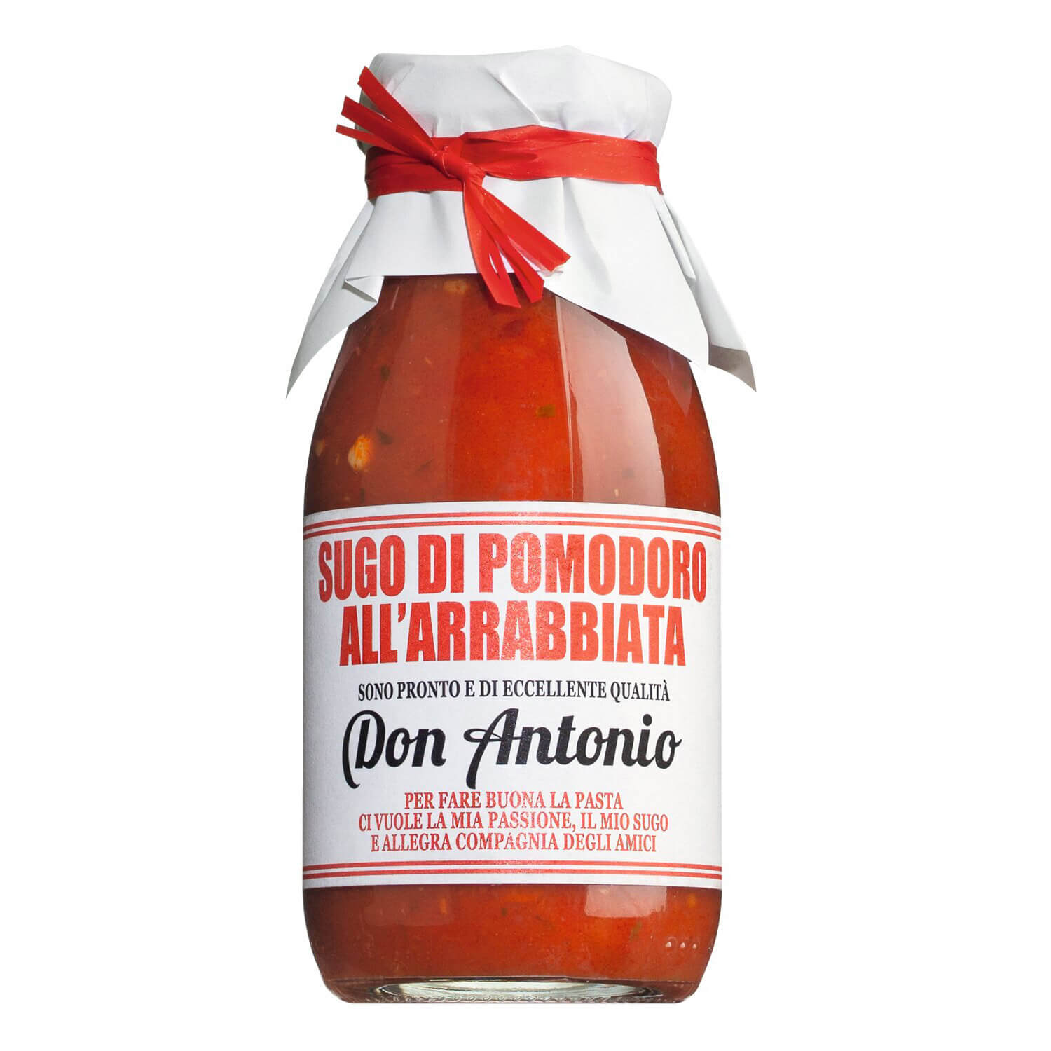 Sugo all'arrabbiata - Kirschtomatensauce mit Peperoncino von Don Antonio, 240 ml