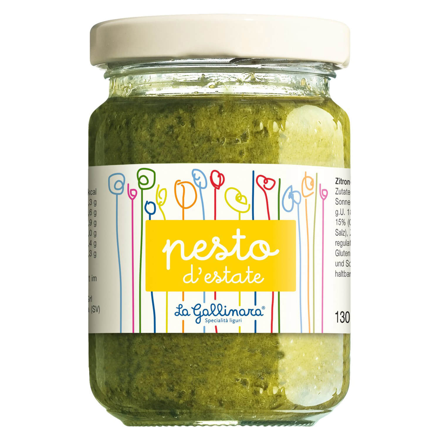 Pesto d estate mit Oliven und Zitronen von La Gallinara, 130 g