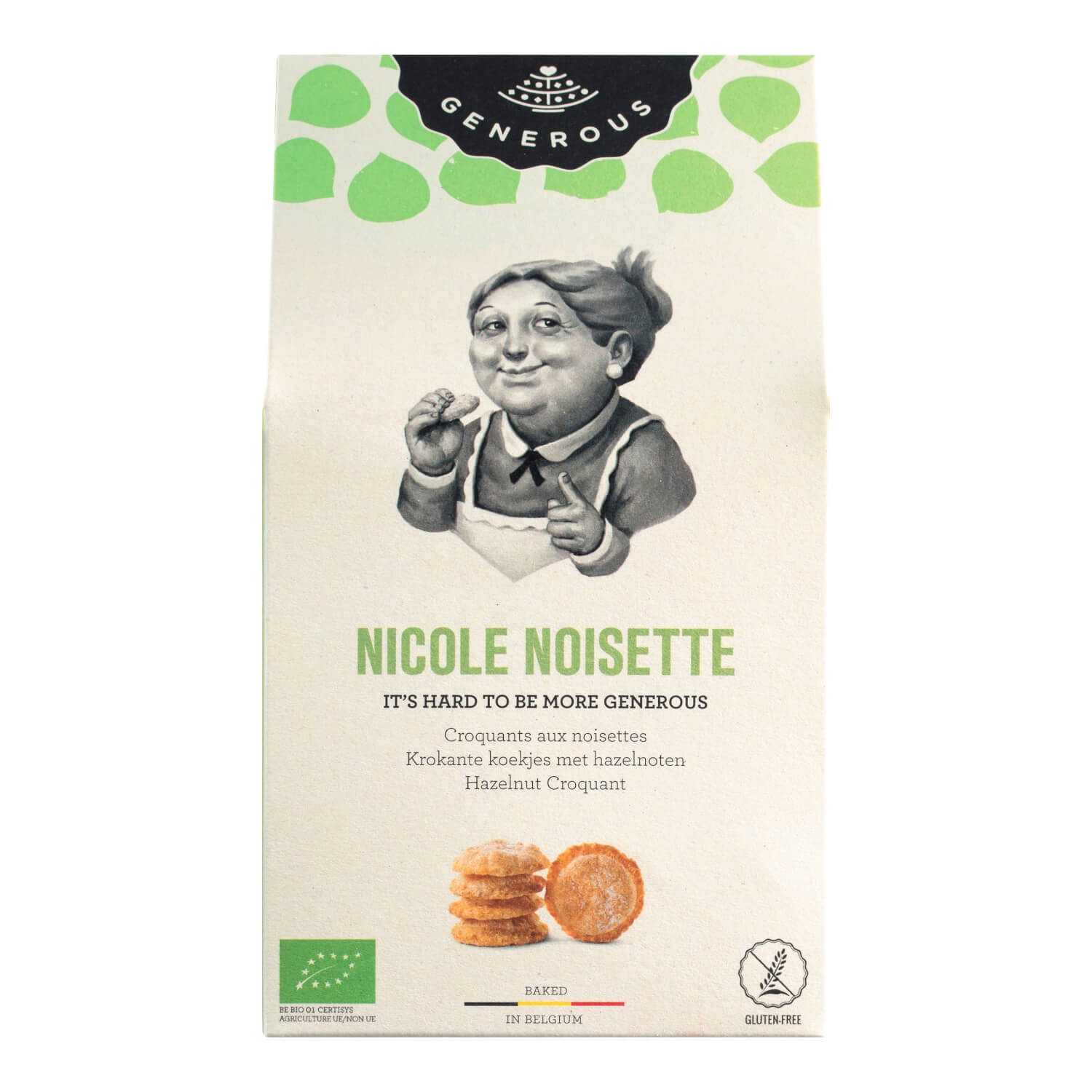 Generous Nicole Noisette Haselnussgebäck, glutenfrei Bio, 100 g
