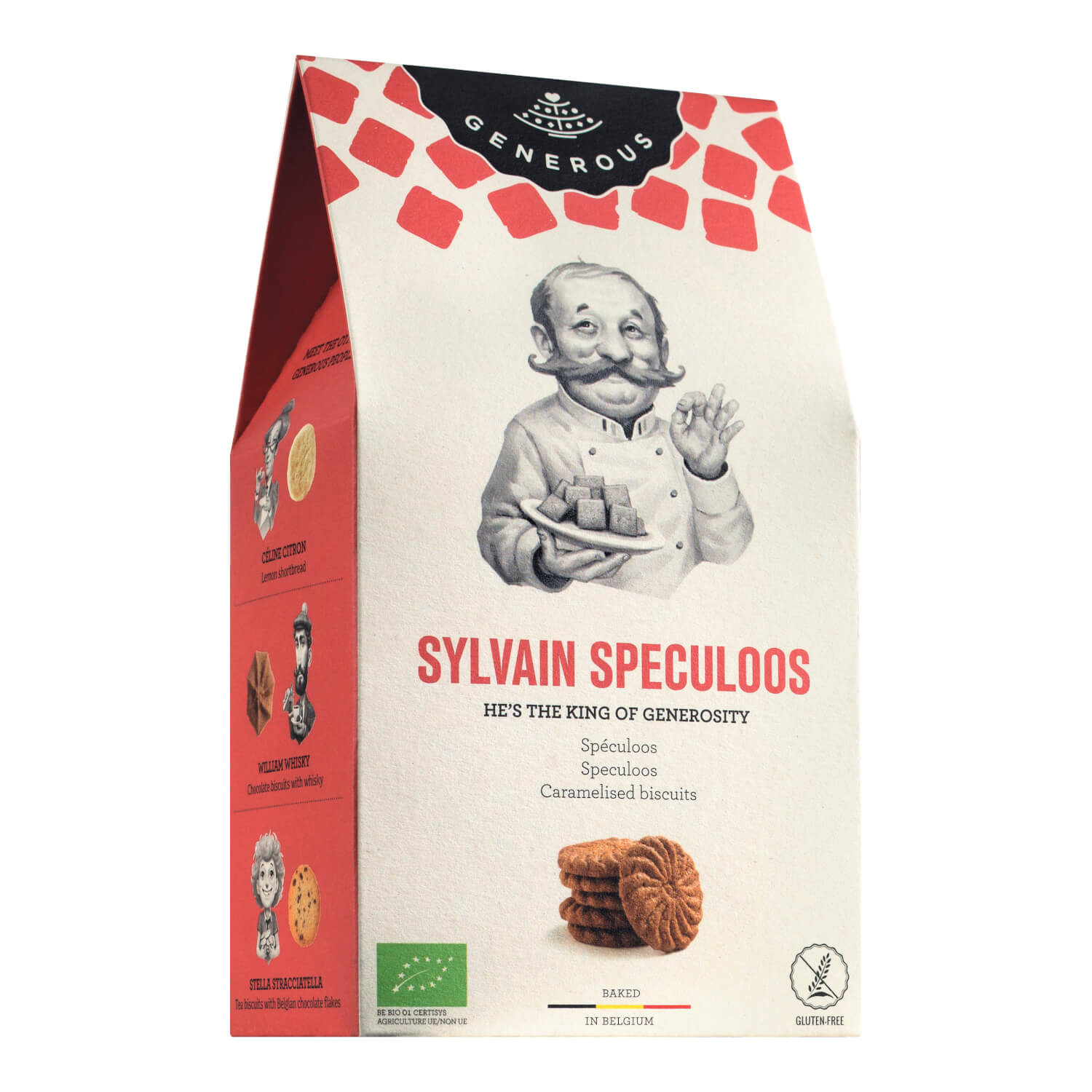 Generous Sylvain Speculoos Spekulatiusgebäck, glutenfrei Bio, 100 g