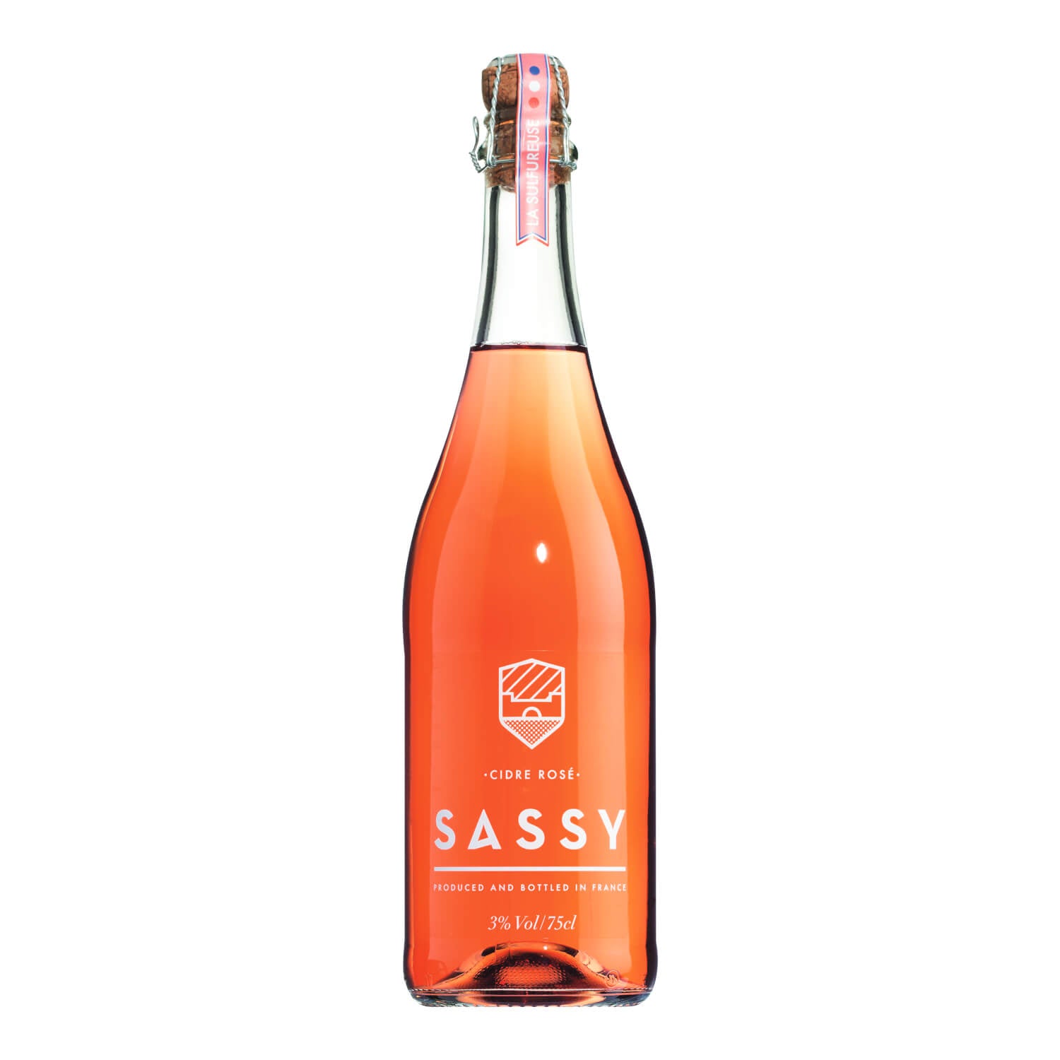 Cidre rose Apfelschaumwein von Sassy, 0,75 l