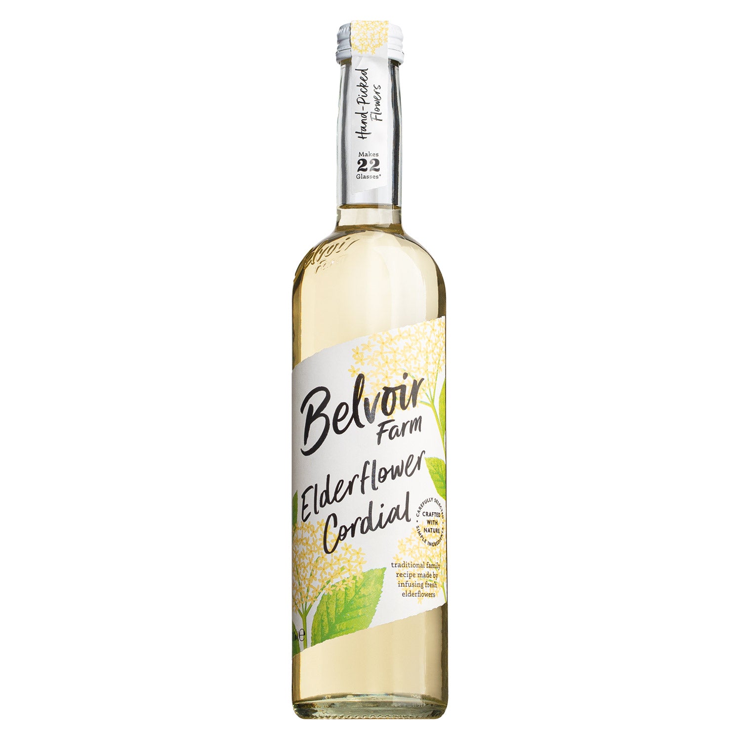 Elderflower Holundersirup von Belvoir, 500 ml