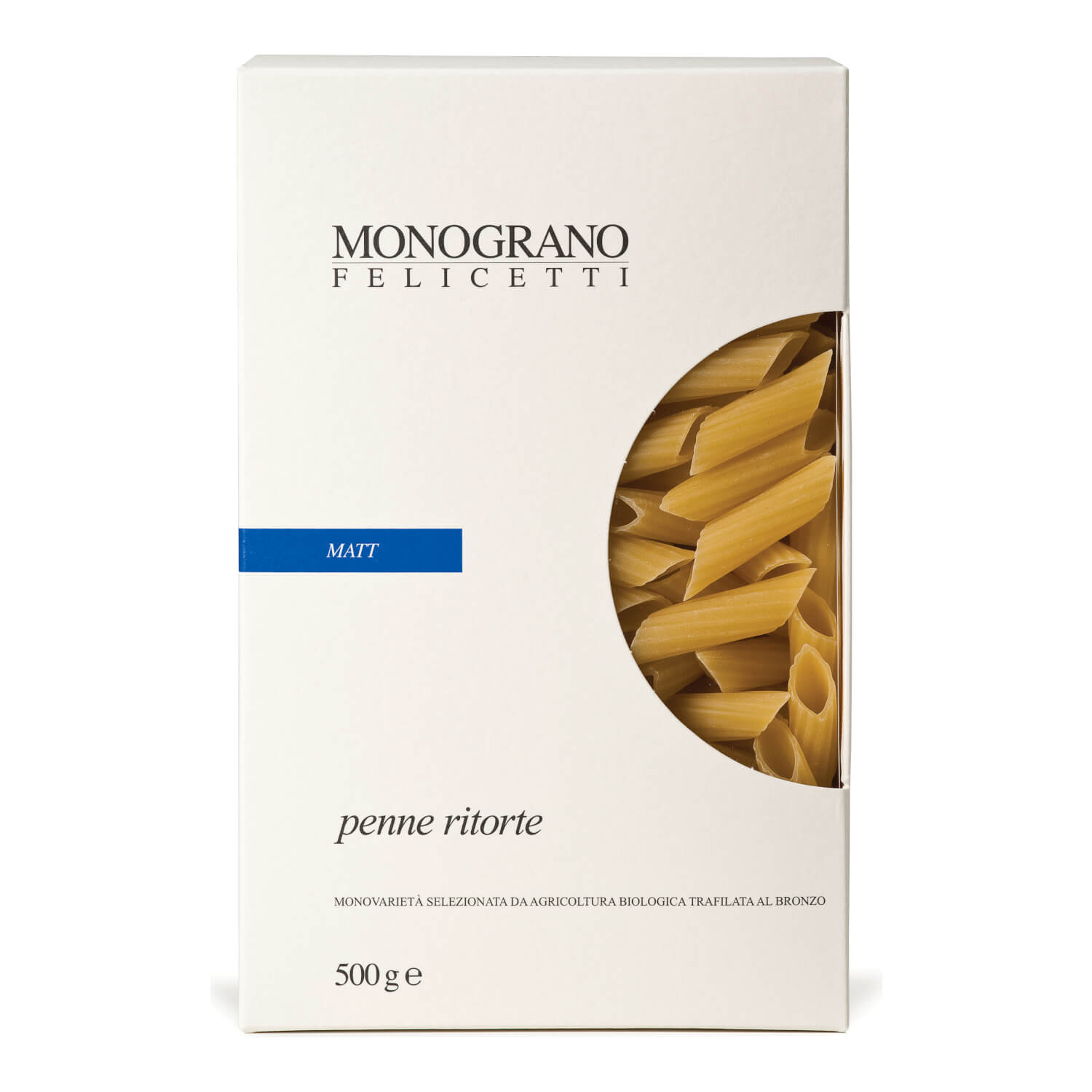 Felicetti Penne Ritorte di Granoduro Matt aus Hartweizen Bio, 500 g