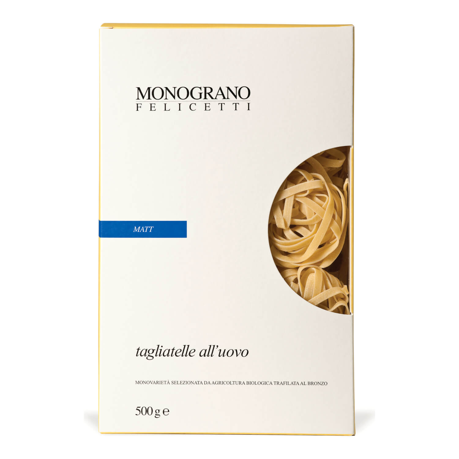 Felicetti Tagliatelle all'uovo mit Ei Matt Bio, 500 g