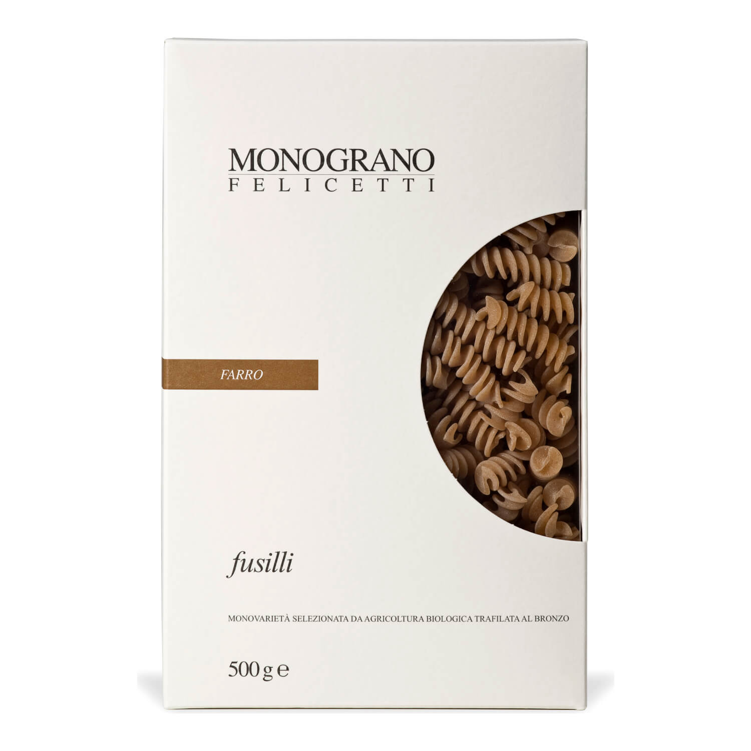 Felicetti Fusilli di Farro aus Emmer Bio Triticum Dicoccum, 500 g