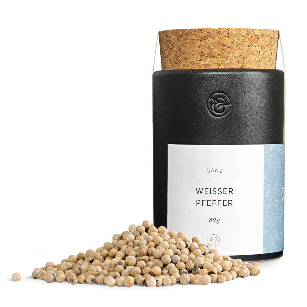 #Keramikdose #mit weißem Pfeffer