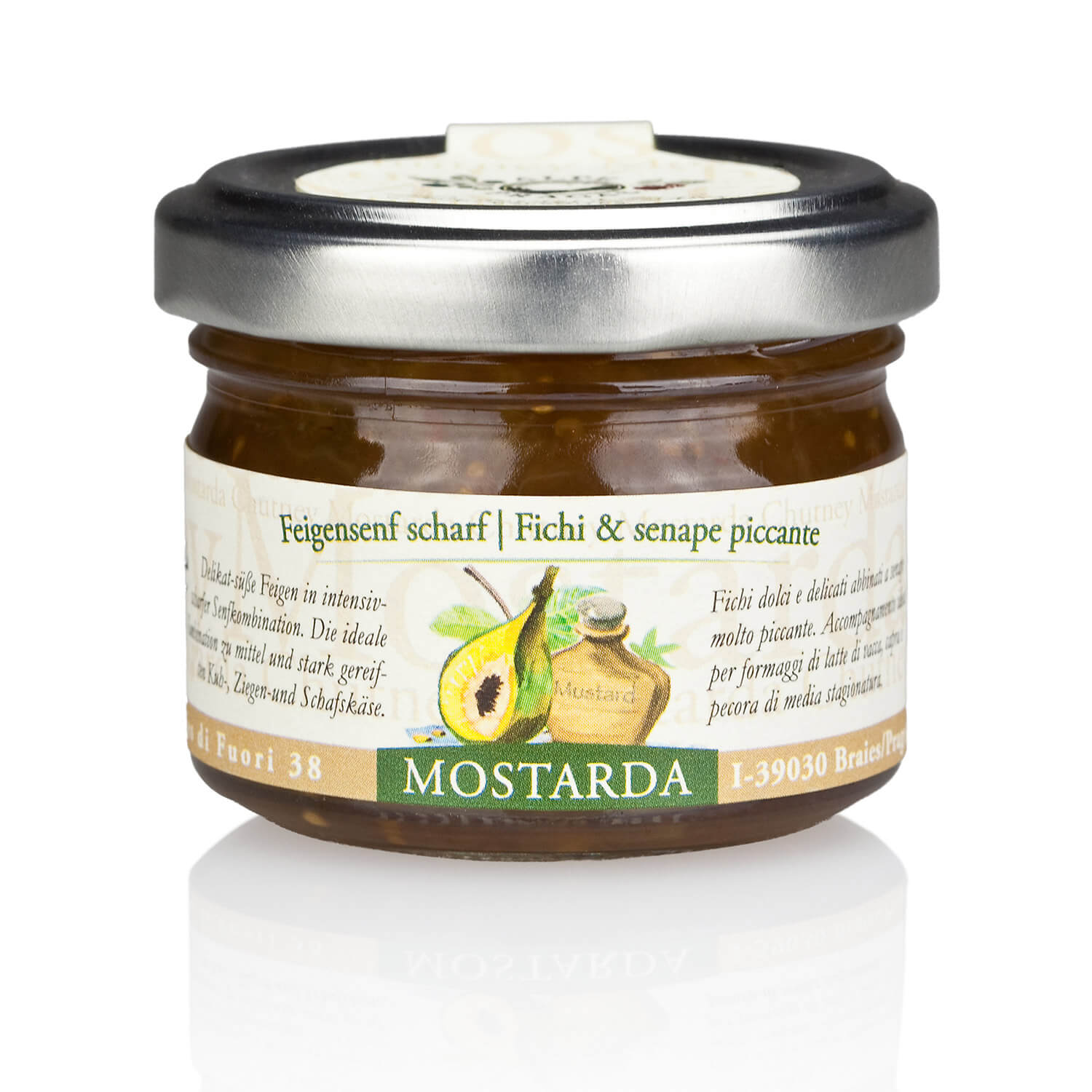 Mostarda Feigensenf scharf von Pragas, 70 g