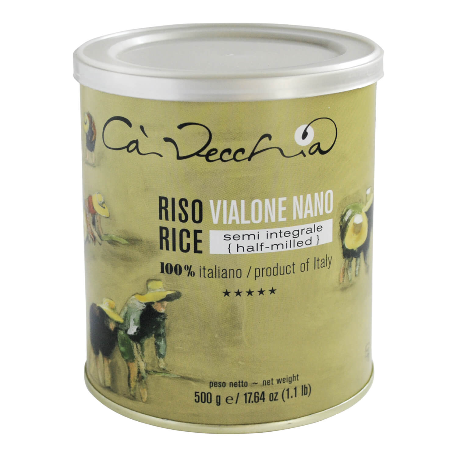 Risottoreis Vialone Nano semi integrale von Cà Vecchia, 500 g