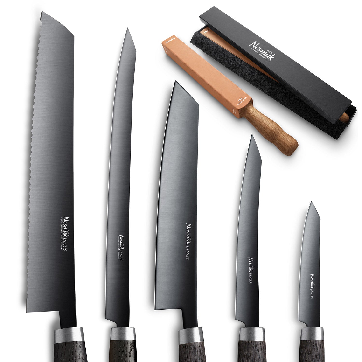 #Messerset E #mit Streichriemen