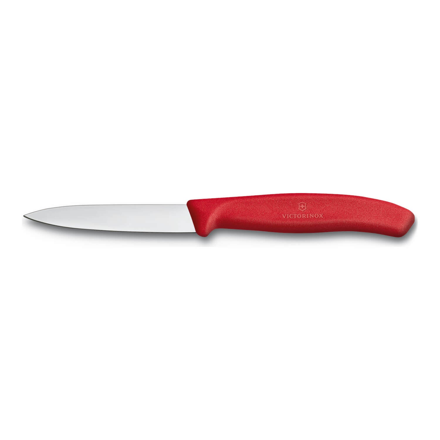 Victorinox Swiss Classic Steak- Und Pizzamesser – 12 Cm Klinge Mit Wellenschliff, Robuster Kunststoff-Griff In Pink, Spülmaschinengeeignet