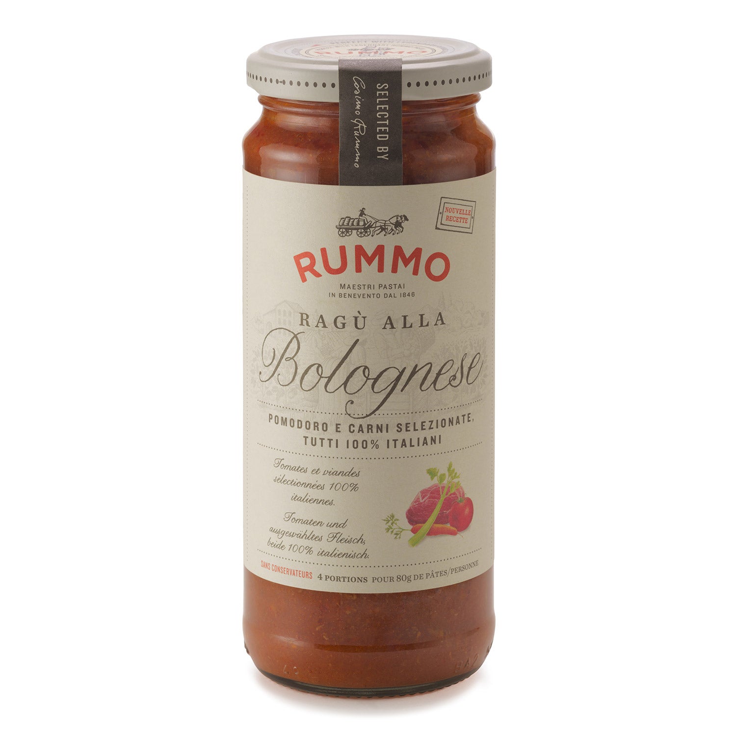 bolognese sauce aufbewahren Rummo Ragu alla Bolognese