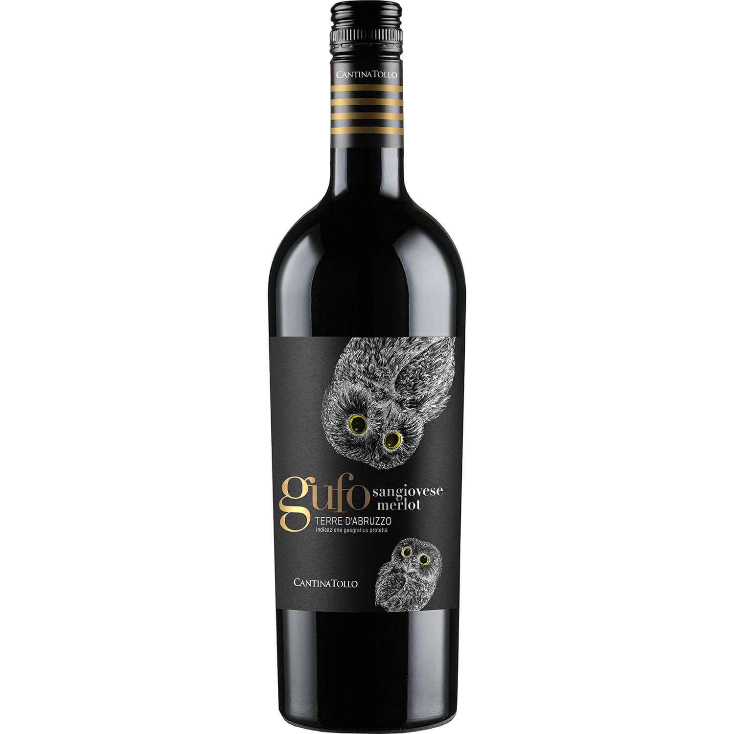 Gufo Sangiovese Merlot Terre d‘Abruzzo IGP Rotwein von Cantina Tollo, 0,75 l