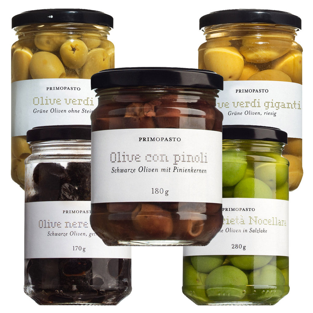 5er Oliven Probierpaket von Primopasto > Mondogusto