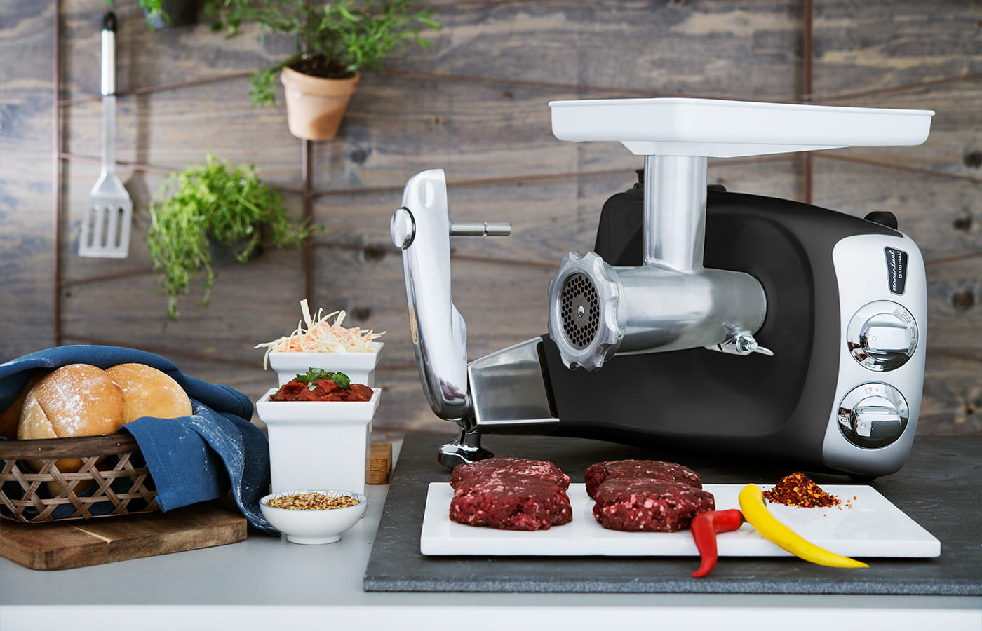 Ankarsrum BBQ Fleischwolf Set