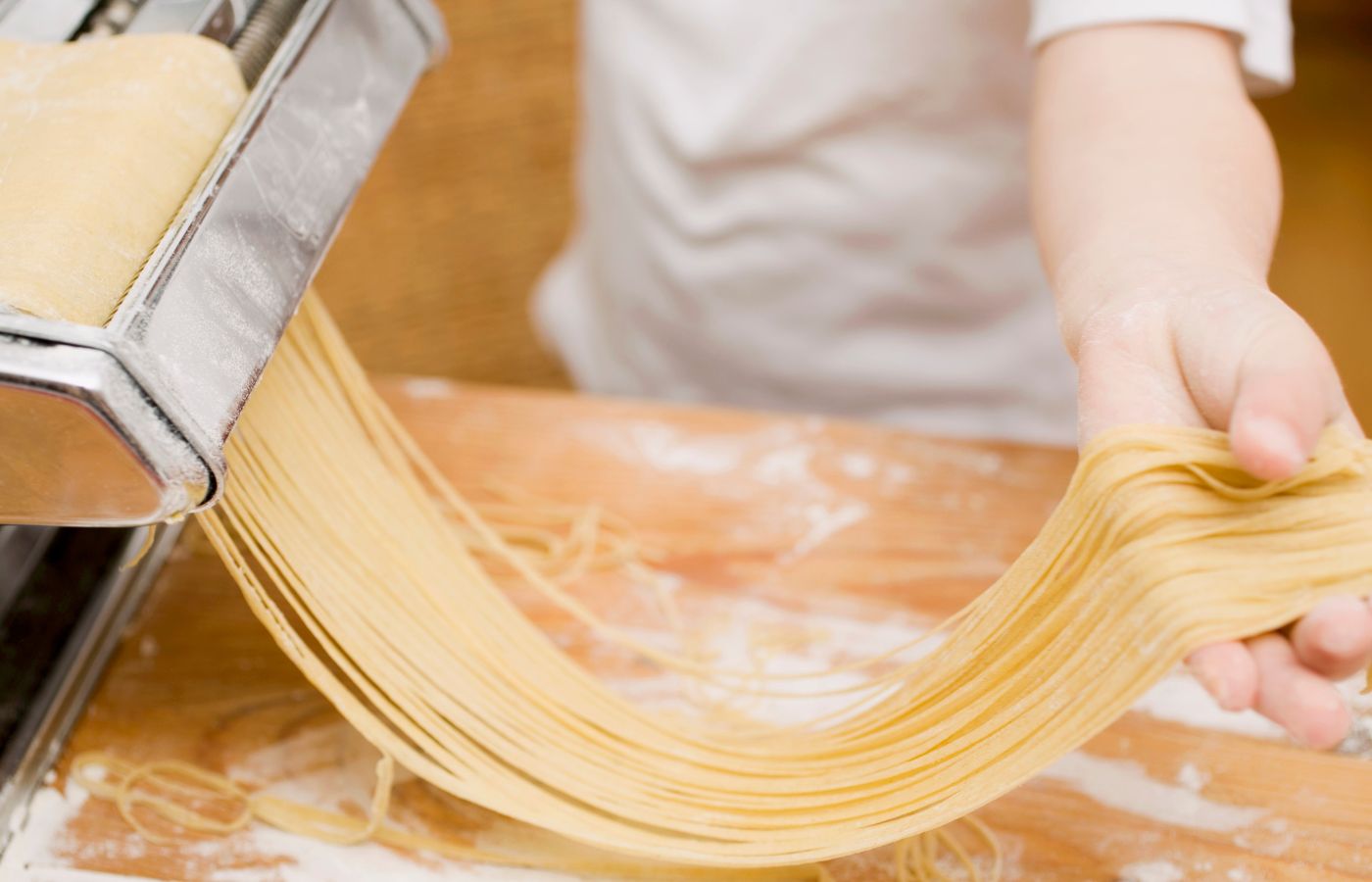 Bild von Linguine Herstellung