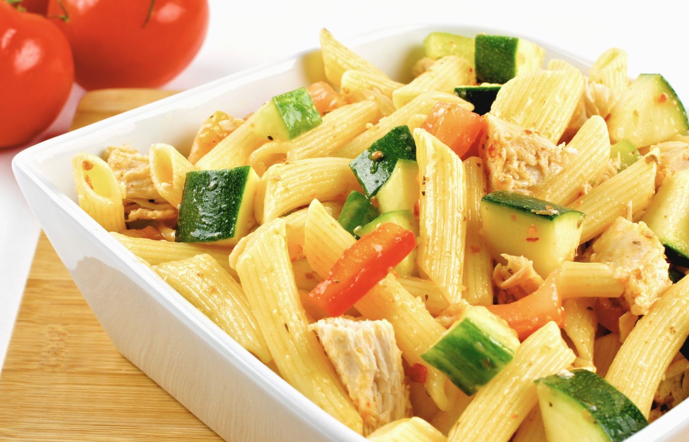 Bild von Penne Rigate Salat