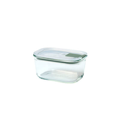 Mepal Frischhaltedose Easyclip aus Glas nordic sage, 450 ml