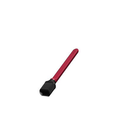 Rosti Backpinsel Classic 17 cm aus Kunststoff & Silikon, rot