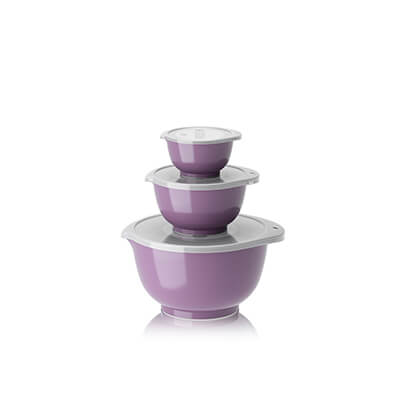 Rosti Rührschüssel New Margrethe Set 6-teilig in lavender, 250 ml, 750 ml & 3,0 l