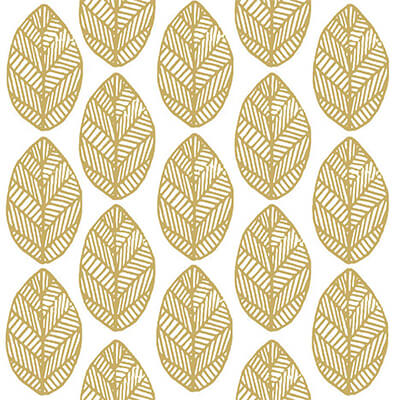 Servietten Golden Leaves 25 x 25 cm von ppd
