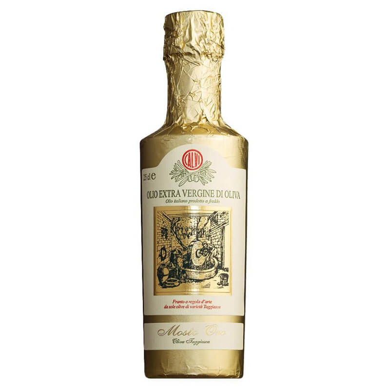 Mosto Oro klassisches, mildes Olivenöl in edlem Gewand von Calvi, 250 ml