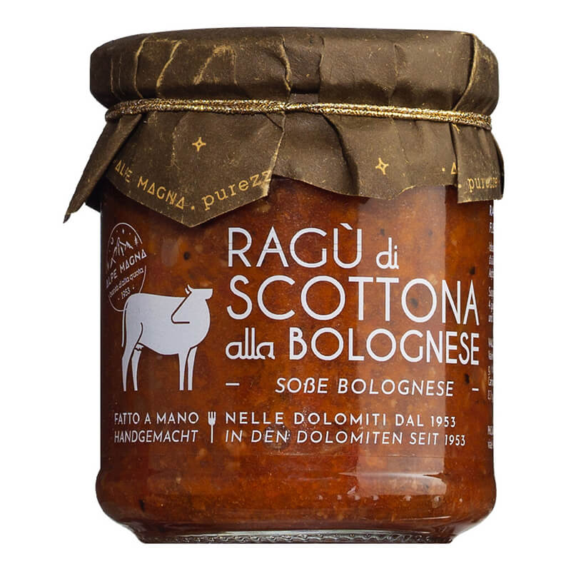 Ragu di scottona all bolognese - Rindfleischragout nach Bologneser Art von Alpe Magna, 190 g