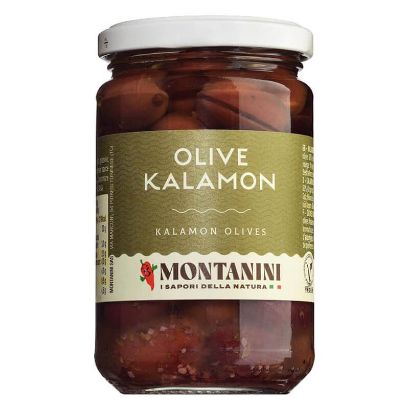 Schwarze Kalamata Oliven von Montanini, 280 g