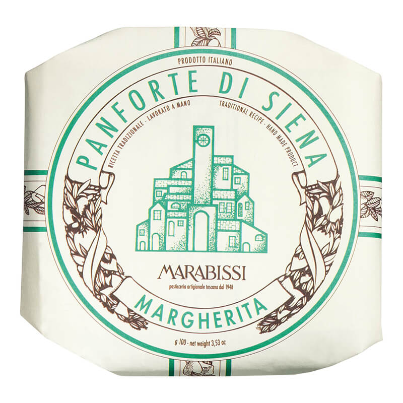 Panforte Classico Margherita - toskanischer Gewürzkuchen von Marabissi, 100 g