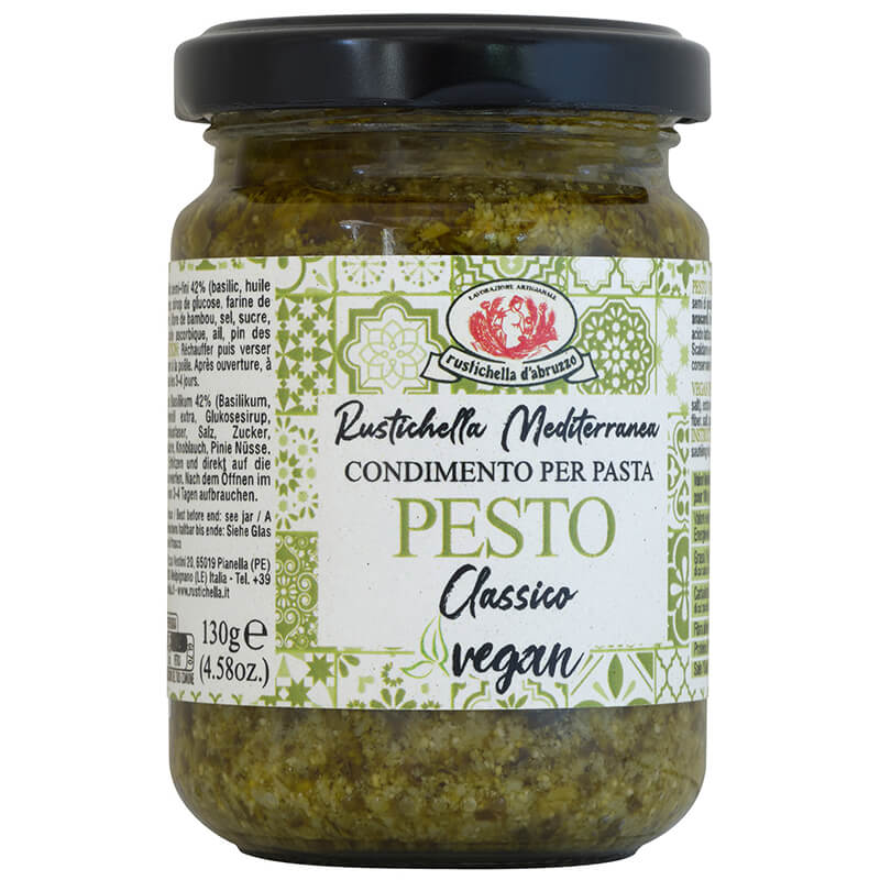 Pesto Classico vegan Mediterranea von Rustichella, 130 g