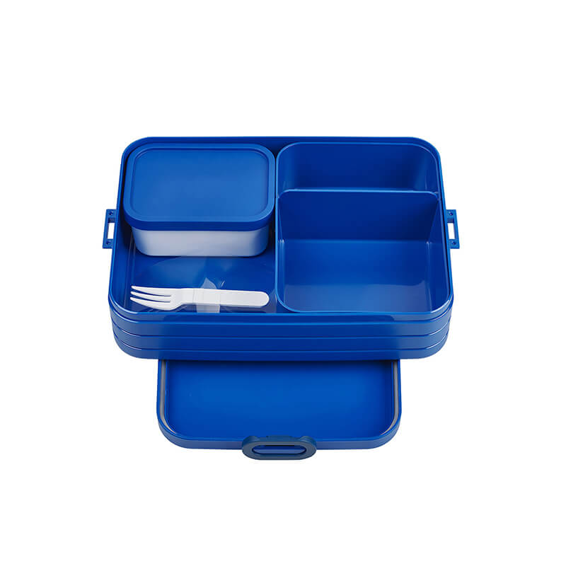 Mepal Bento Lunchbox - take a break vivid blue, large