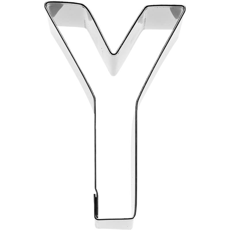 Ausstechform Buchstabe Y aus Edelstahl 6 cm von Birkmann