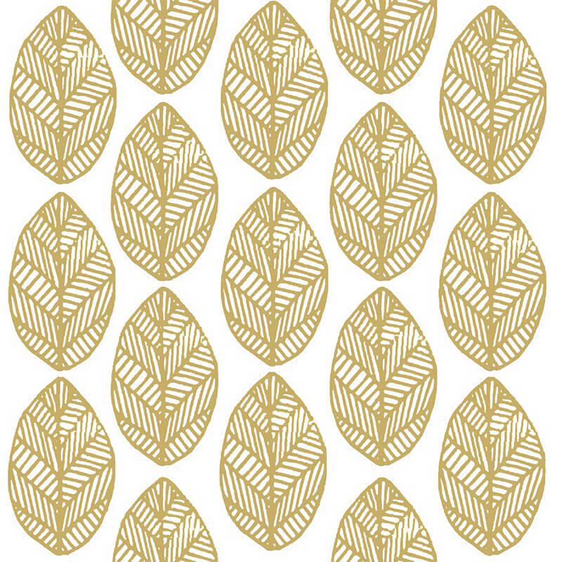Servietten Golden Leaves 25 x 25 cm von ppd