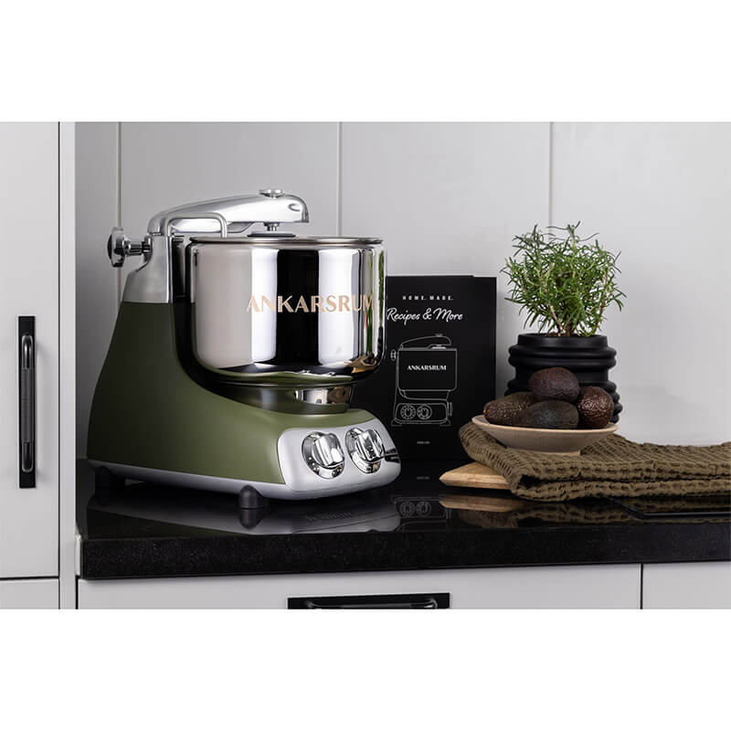Ankarsrum Küchenmaschine Assistent Bowl Set, olive green
