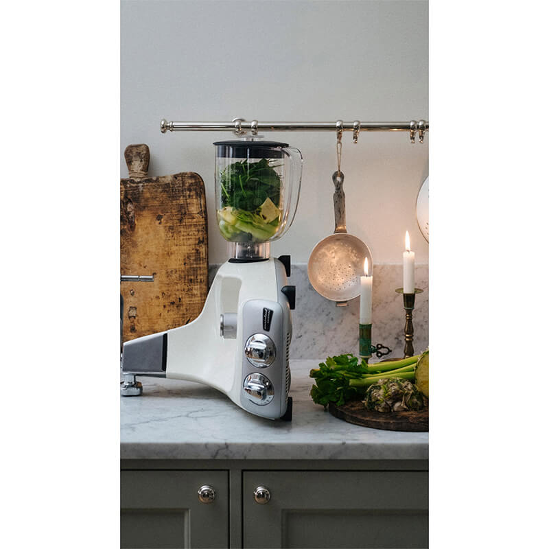 Ankarsrum Küchenmaschine Assistent Go Green Set, rustic maroon