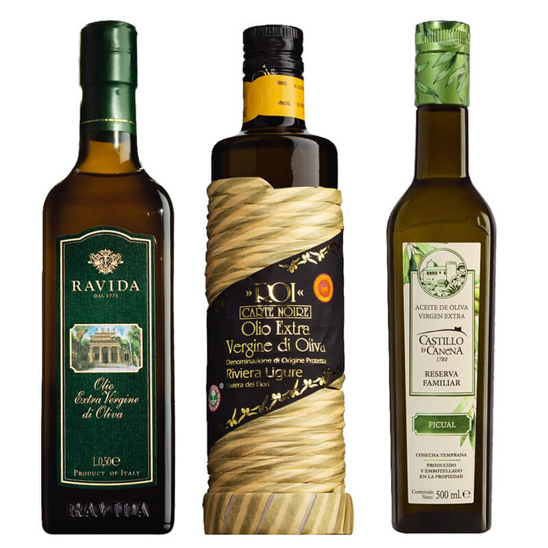 3er Olivenöl nativ extra Probierpaket Top 3
