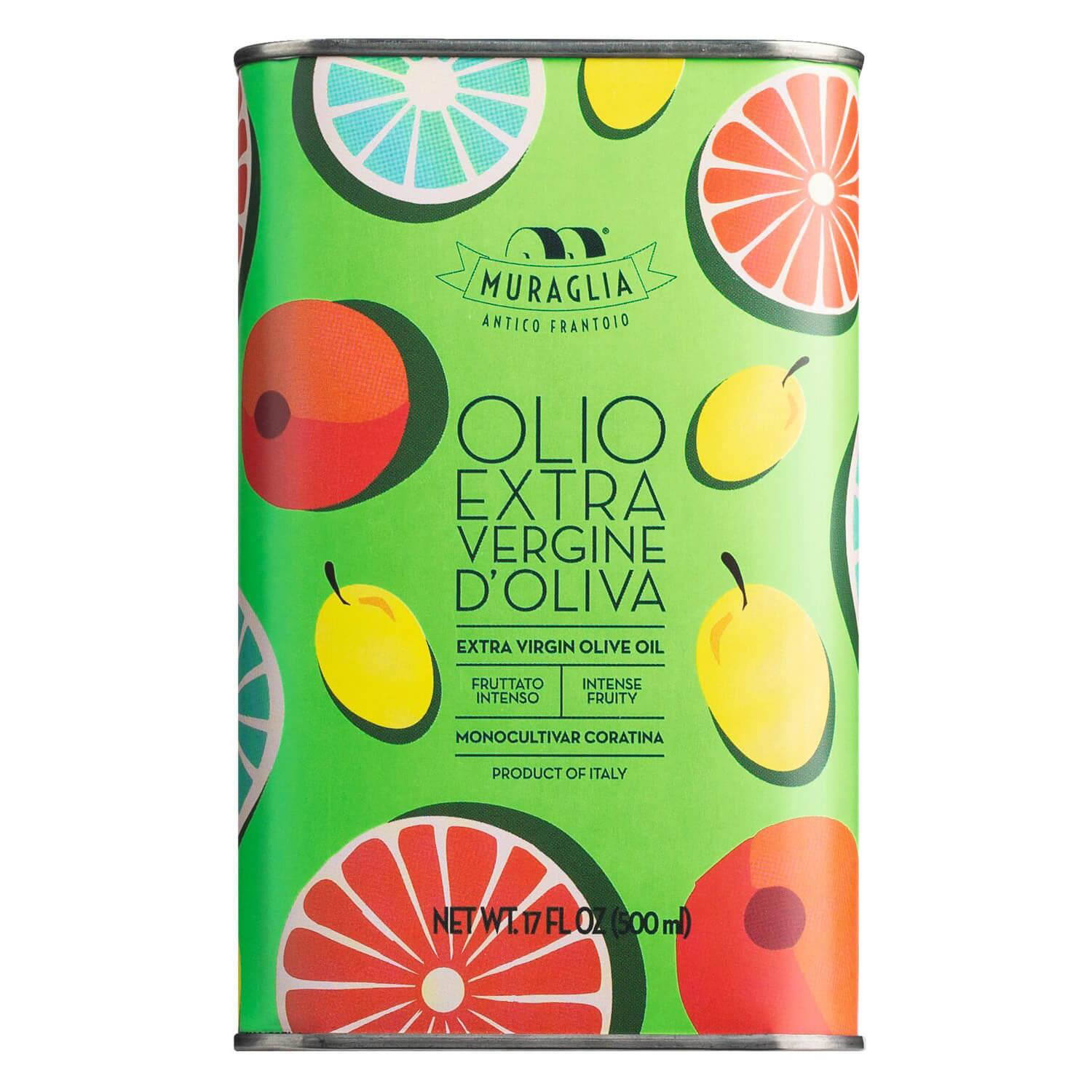 Lattina Frutti del Mediterraneo Intenso, Natives Olivenöl extra von Muraglia, 500 ml
