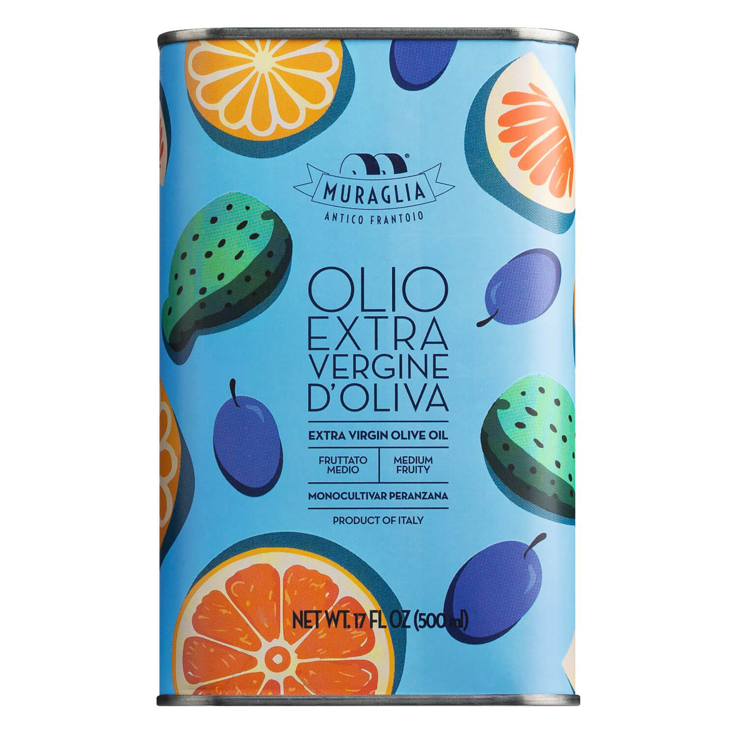 Lattina Frutti del Mediterraneo Medio, Natives Olivenöl extra von Muraglia, 500 ml