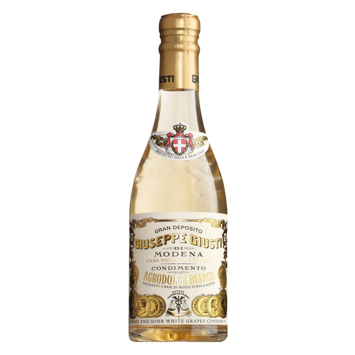 Condimento Agrodolce Bianco - süßsaures Dressing aus weißen Trauben von Giuseppe Giusti, 250 ml