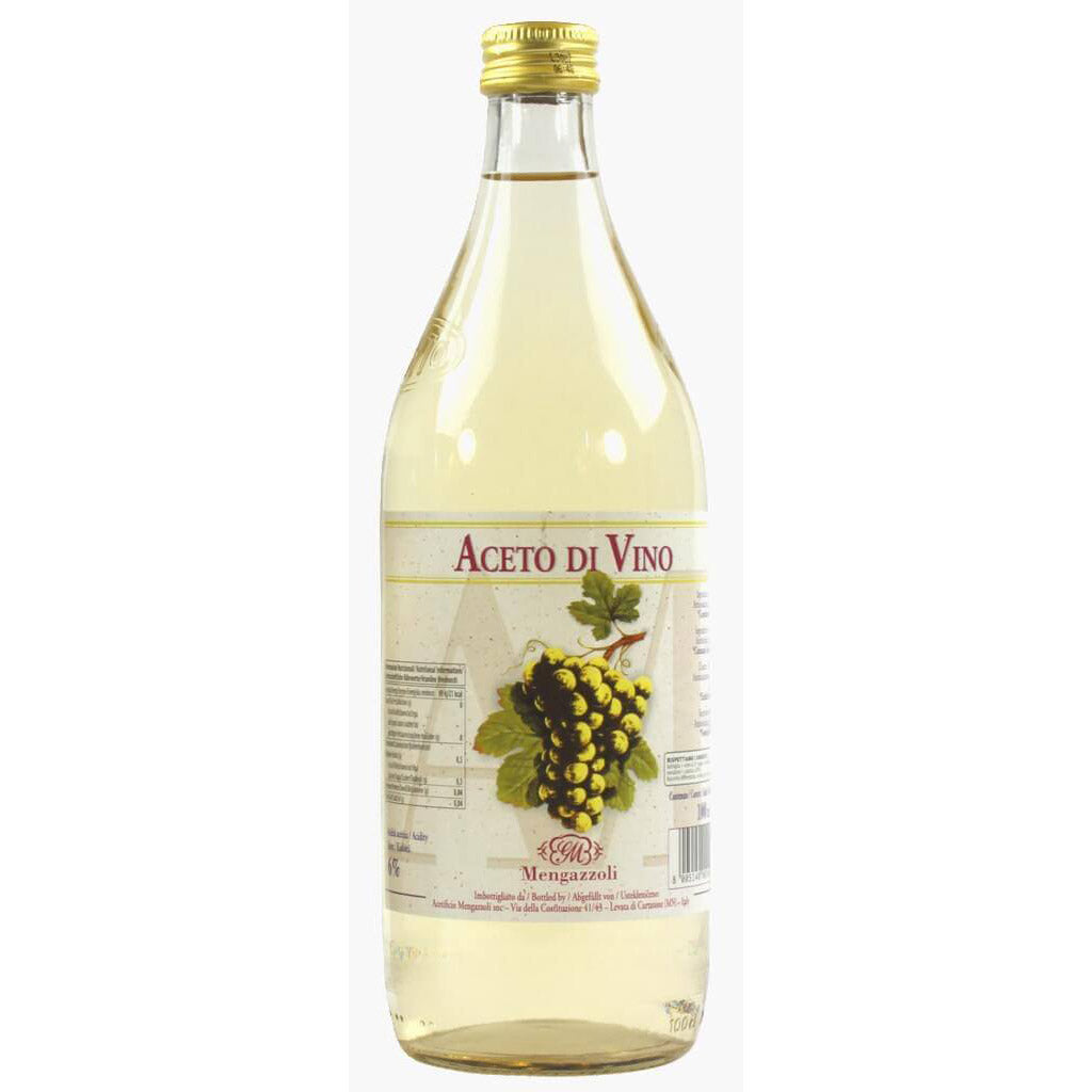 Fruchtiger Weißwein-Essig aus der Lombardei von Mengazzoli, 1 l