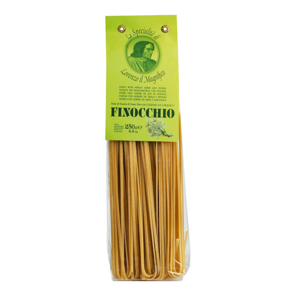 Linguine Finocchio aus Hartweizengrieß mit Fenchel von Lorenzo il Magnifico, 250 g