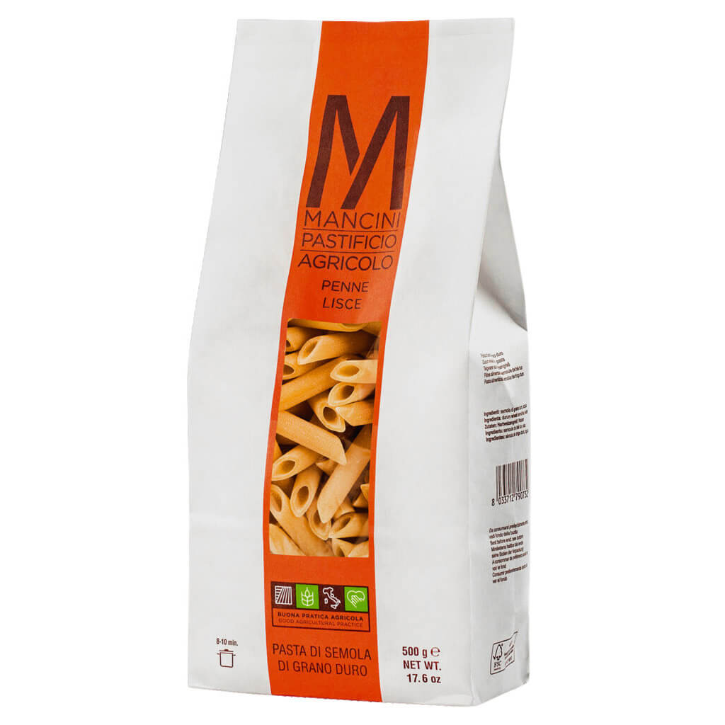 Penne Lisce Hartweizennudeln von Pasta Mancini, 500 g