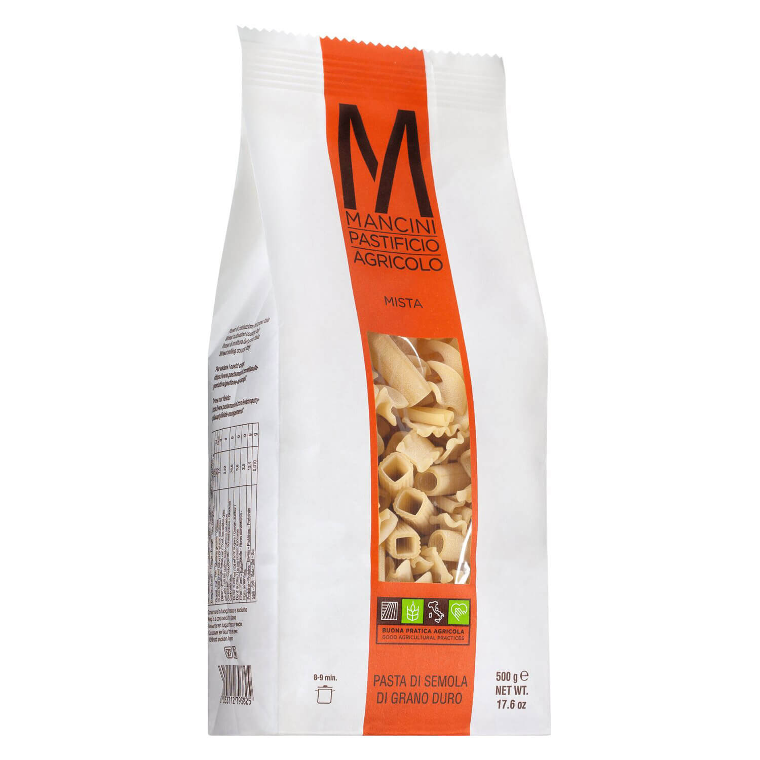Pasta Mista Hartweizennudeln von Pasta Mancini – 500 g