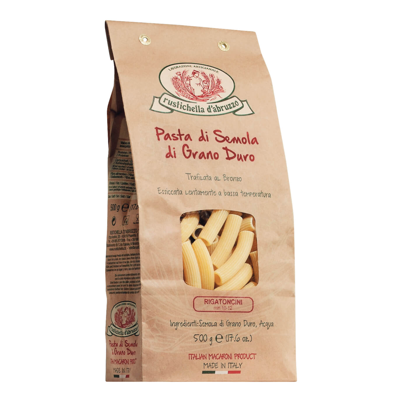 Rigatoncini Hartweizennudeln von Rustichella, 500 g