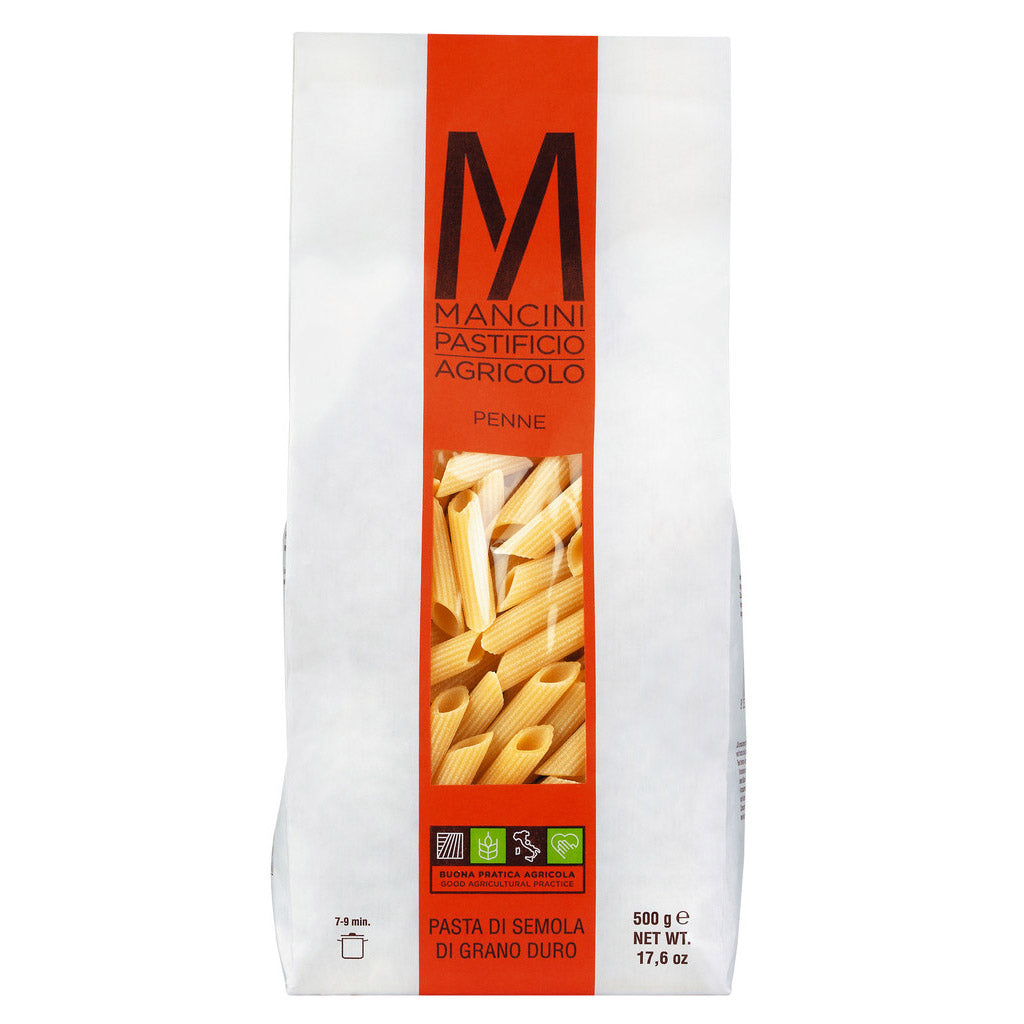 Penne Rigate Hartweizennudeln von Pasta Mancini, 500 g