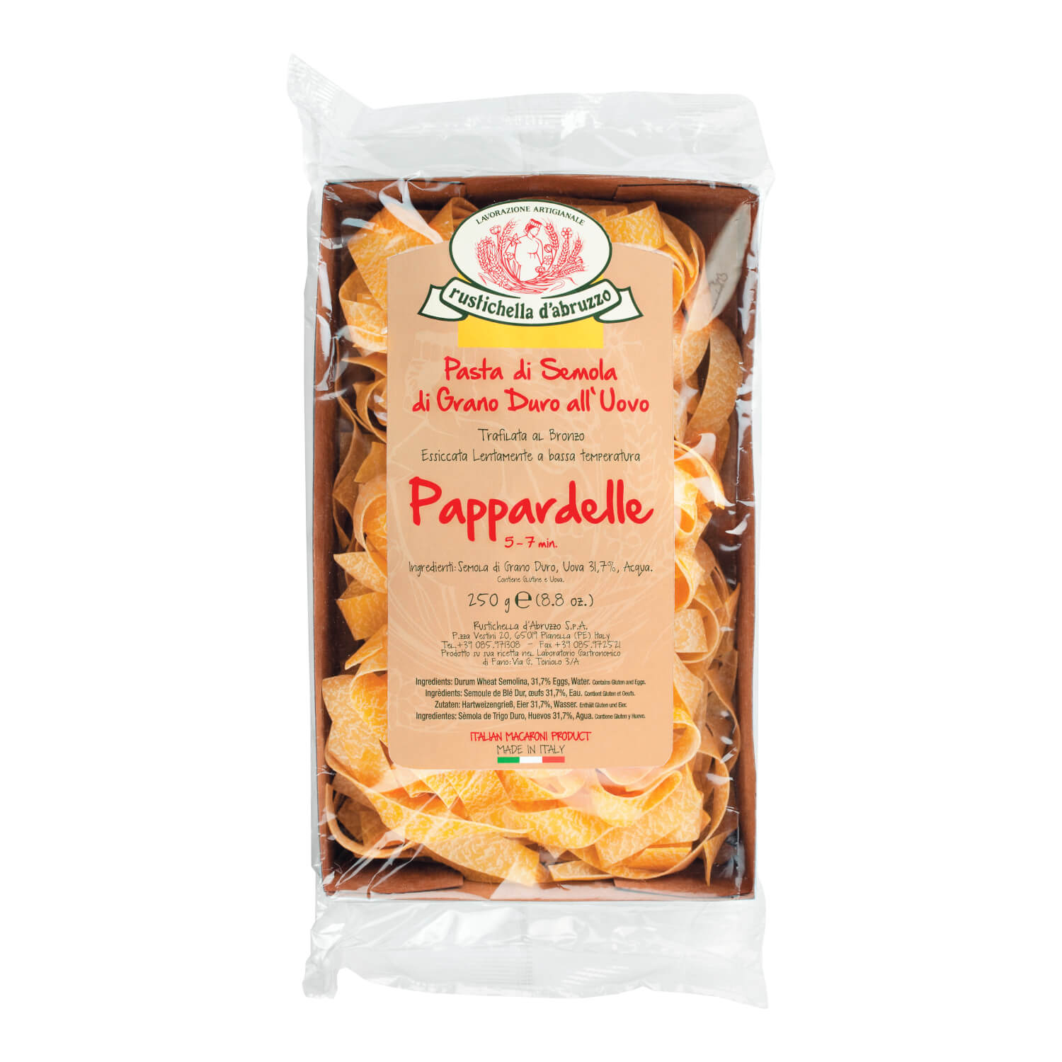 Pappardelle all uovo Eiernudel von Rustichella, 250 g