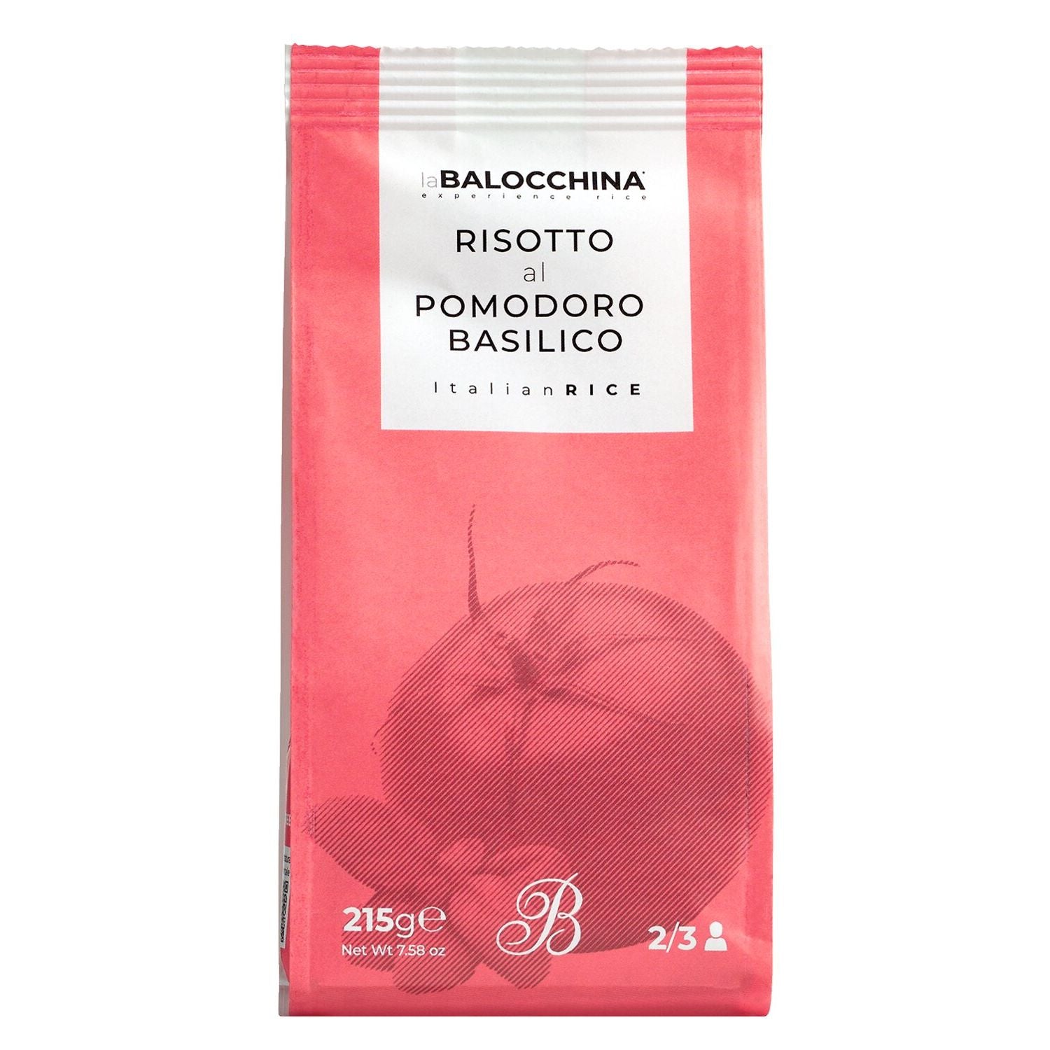 Risotto pomodoro e basilico - Risottomischung mit Tomate & Basilikum von La Balocchina, 215 g