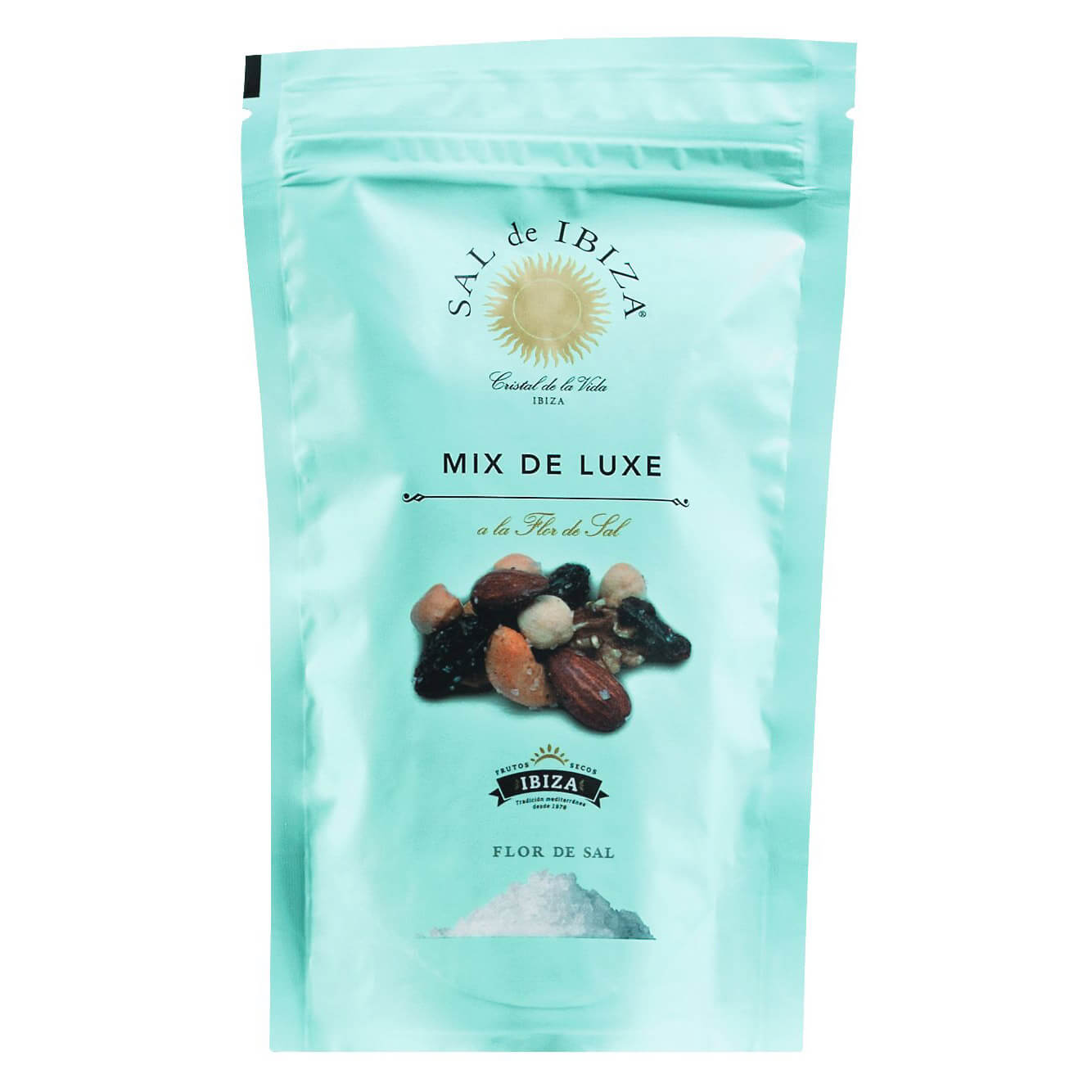 Mix de Luxe Fleur de Sel - Luxus Studentenfutter von Sal de Ibiza, 80 g